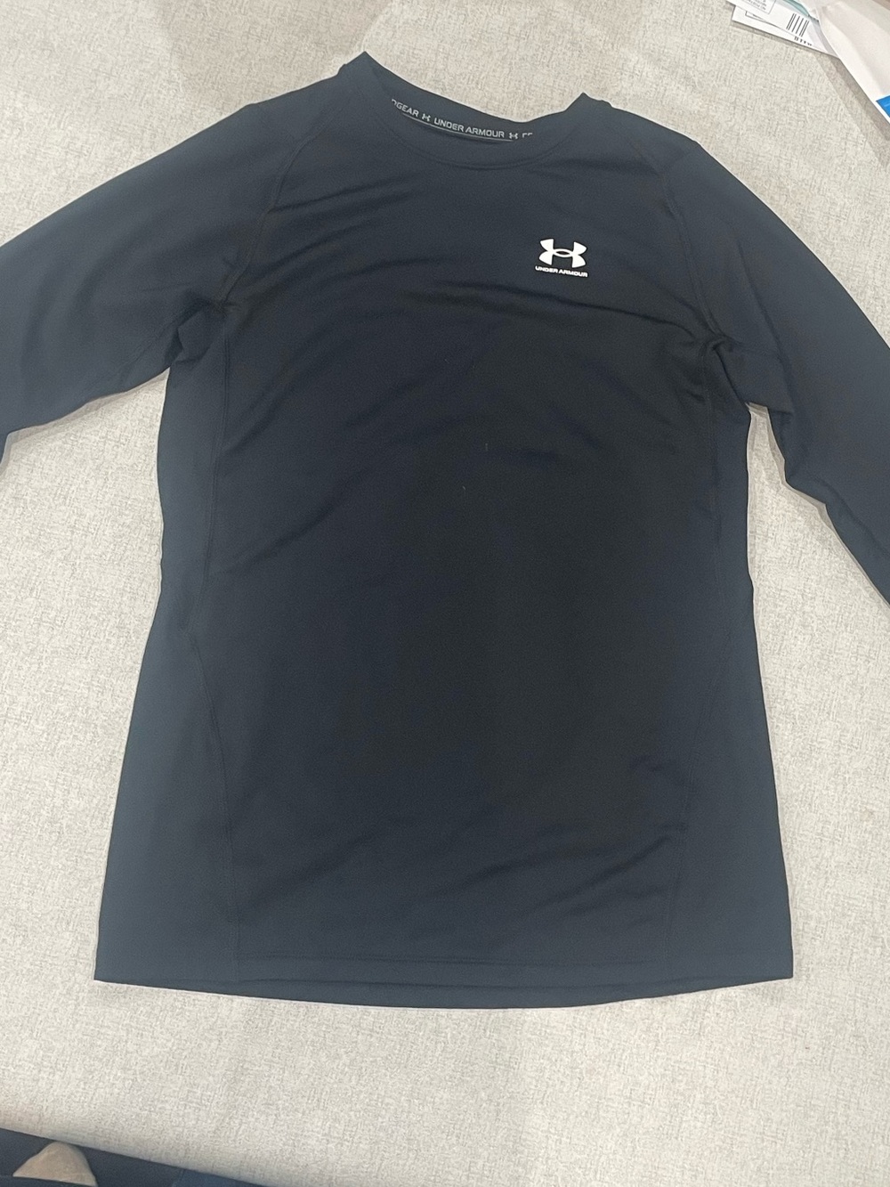 Under Armour Black Kids' Performance Long Sleeve Tee